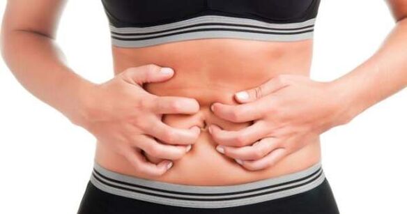 Valu kõhus, mis on tingitud parasiitide esinemisest soolestikus